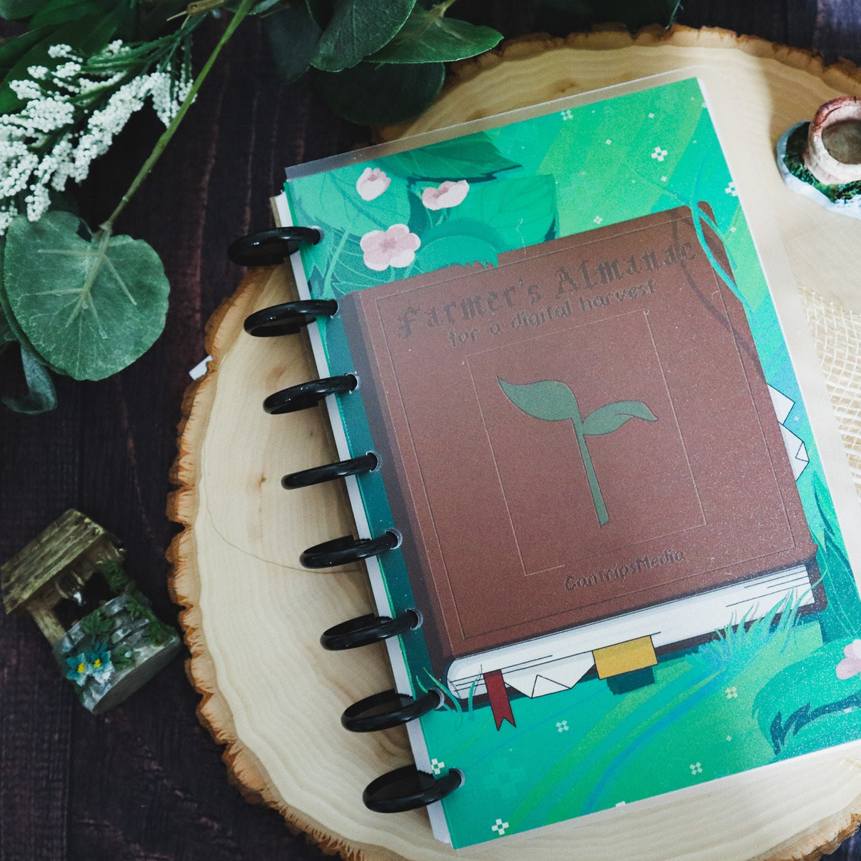 Farmer&#39;s Almanac to a Digital Harvest | Farming Sim Notebook for games like Animal Crossing, Story of Seasons, Stardew Valley and more