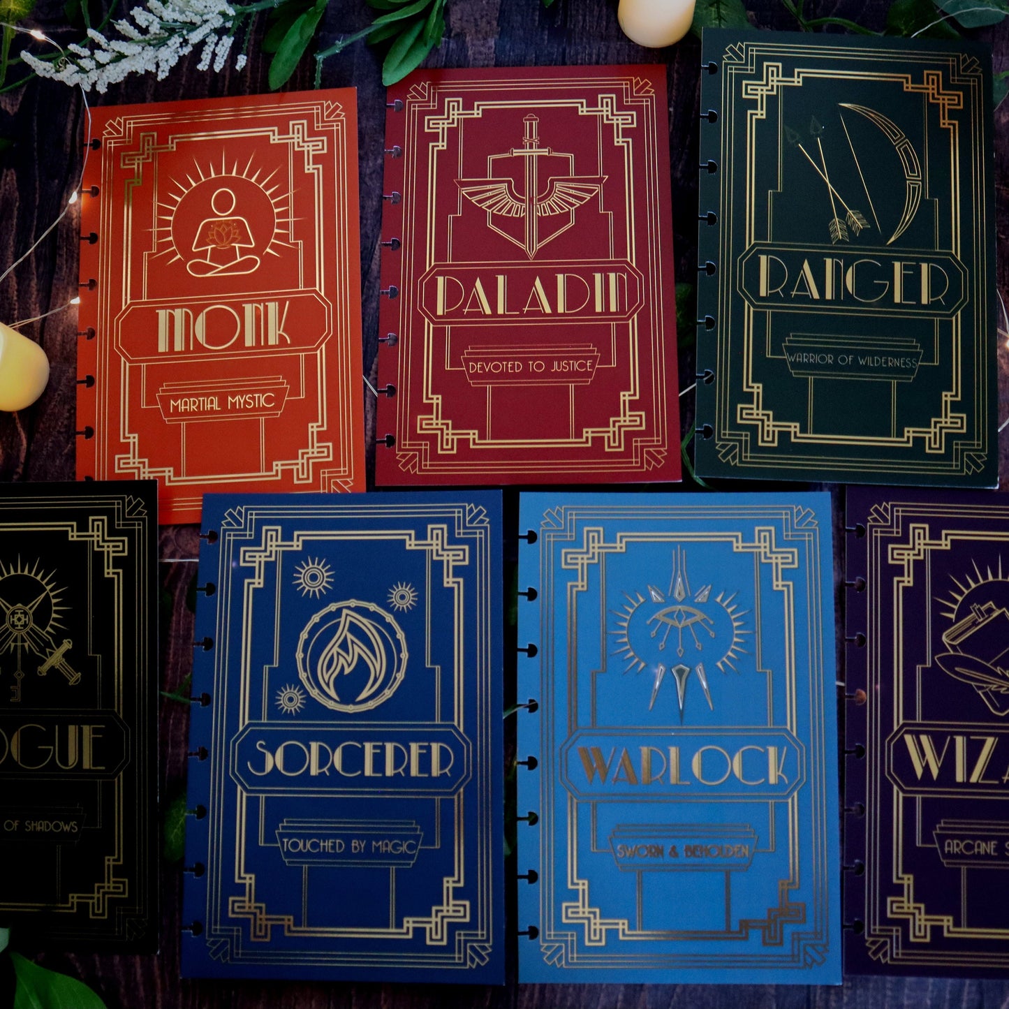 Class Front Covers For Player&#39;s Notebooks