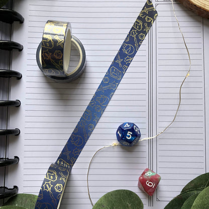 Adventuring Gear - Gold Foil Washi Tape