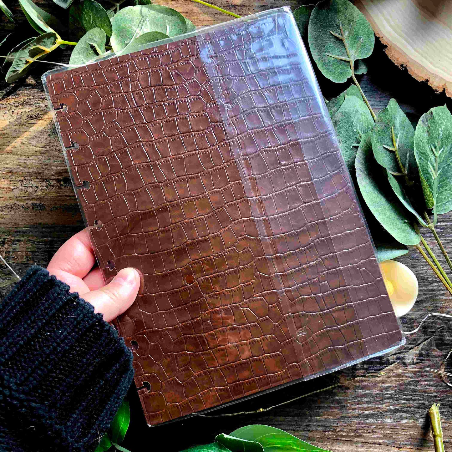 Vegan Leather Discbound Cover | Player's Notebook Size