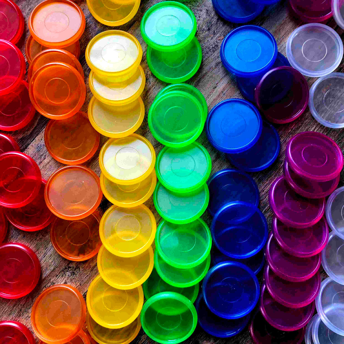 Colored Plastic 1-inch Discs | For discbound Notebooks