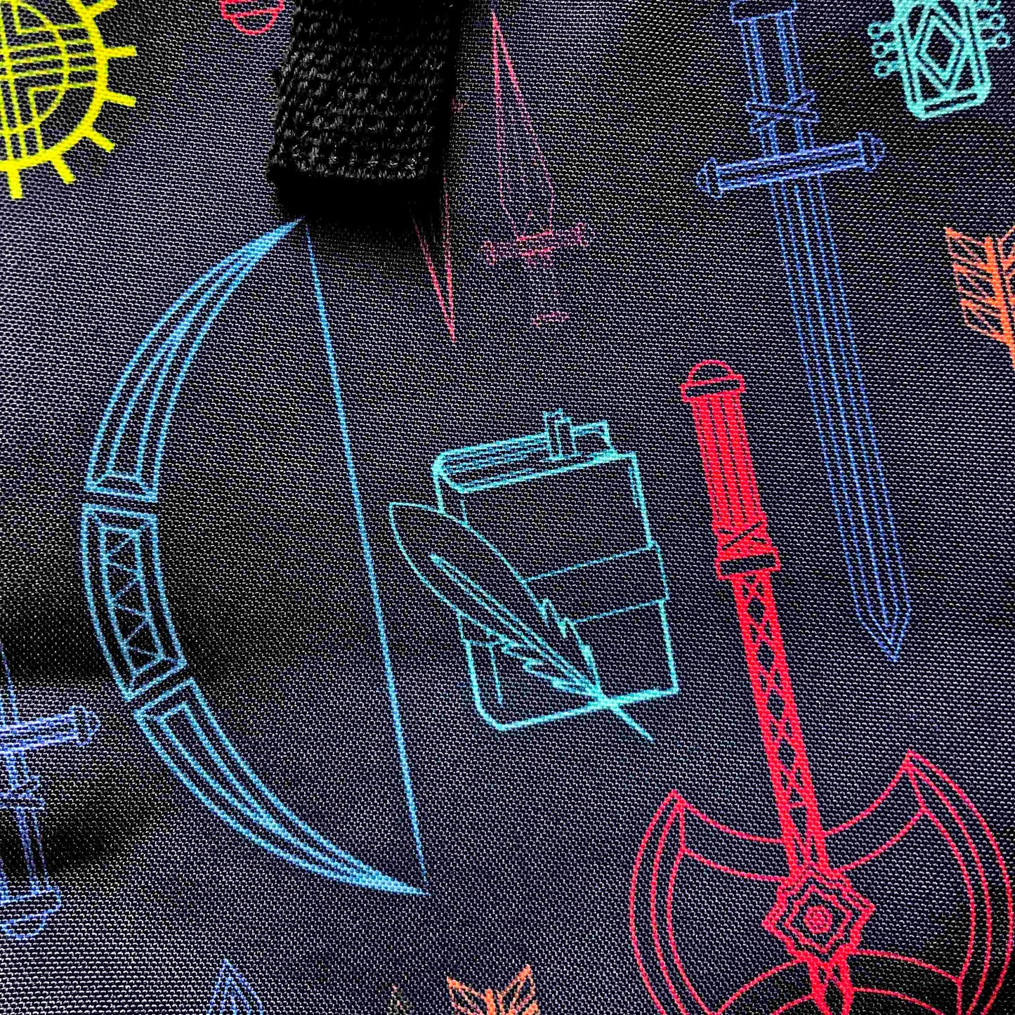 D&D Weapons Tote Bag