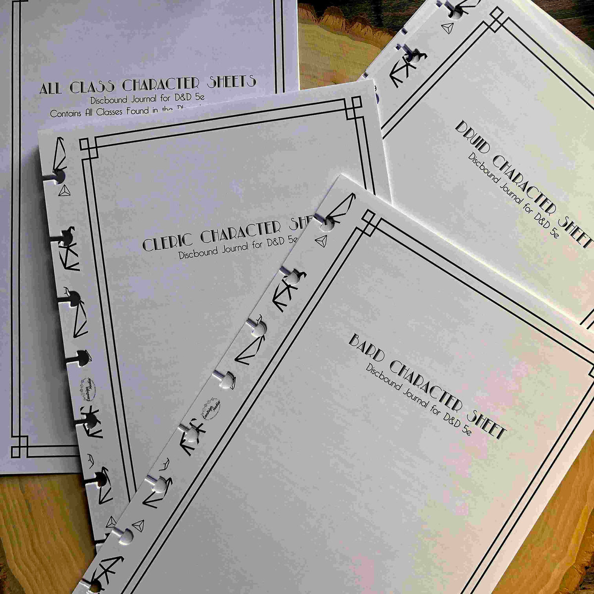 All Player's Handbook Character Sheets