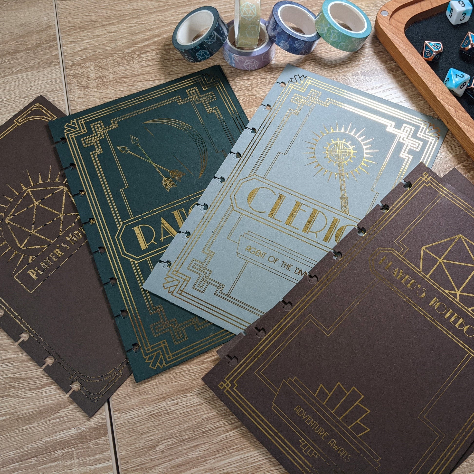 CLEARANCE SALE - Class-Based Gold Foil Covers - For Player&#39;s Notebook
