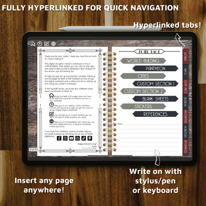 Campaign Assistant - Digital Dungeon Master Notebook