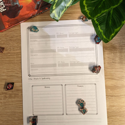 Printable Character Sheet