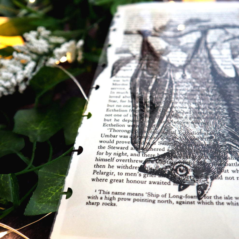 Laminated Random Book Pages - Discbound Cover – Cantrips Media