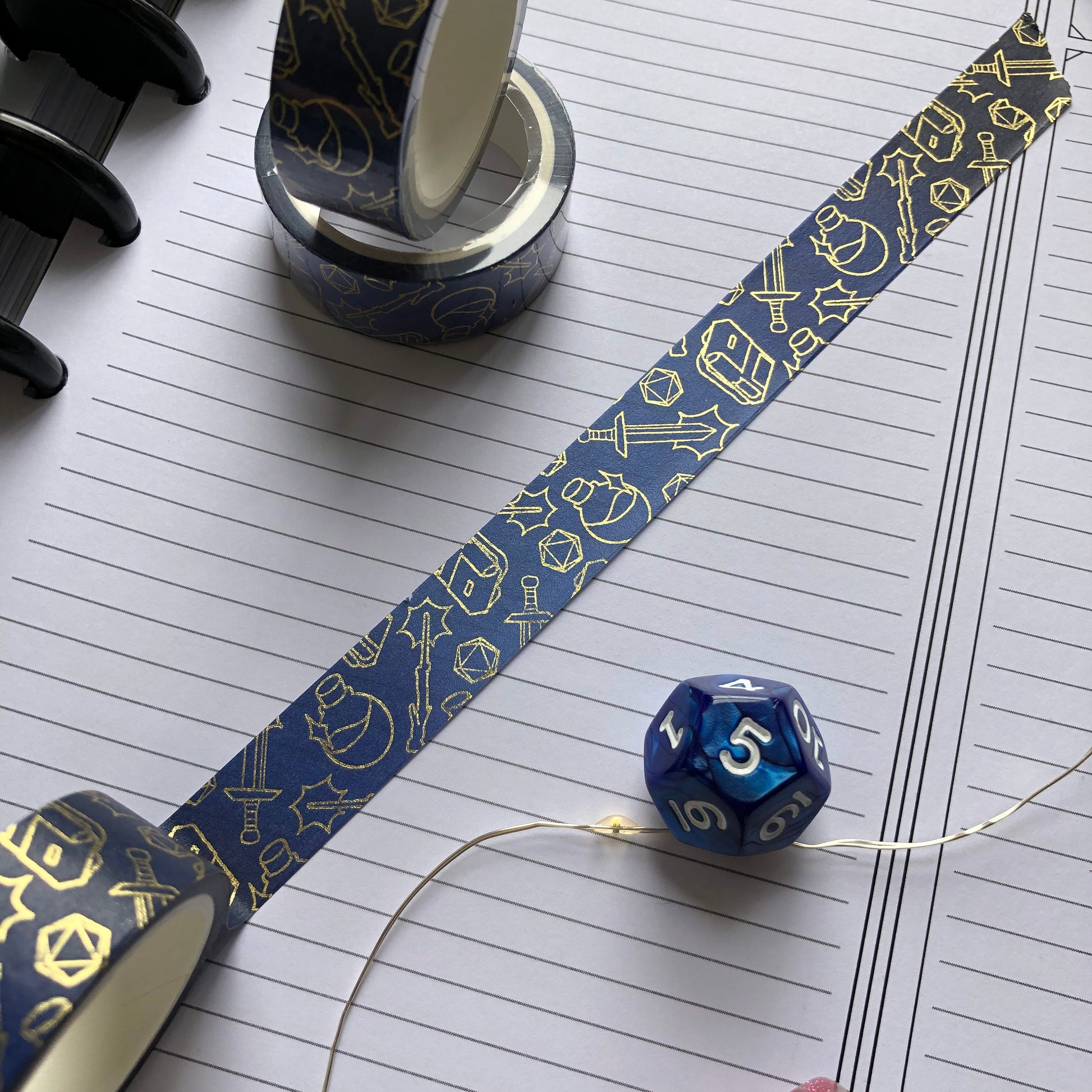 Adventuring Gear - Gold Foil Washi Tape