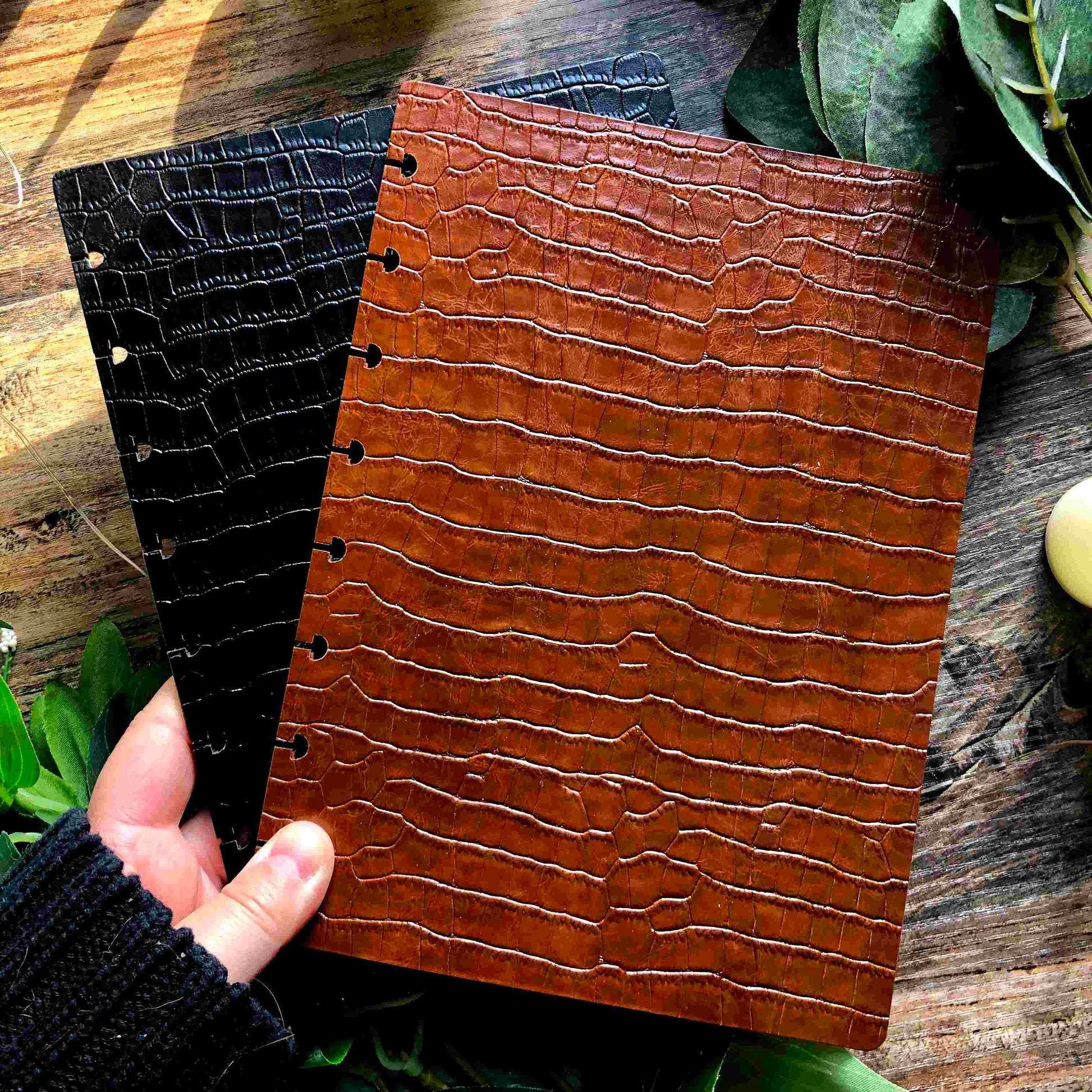 Vegan Leather Discbound Cover | Player's Notebook Size