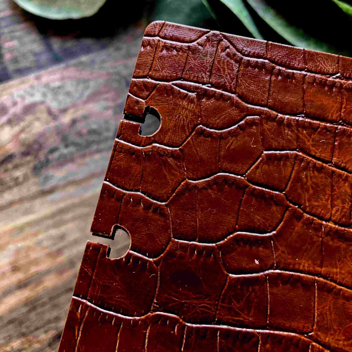 Vegan Leather Discbound Cover | Player's Notebook Size