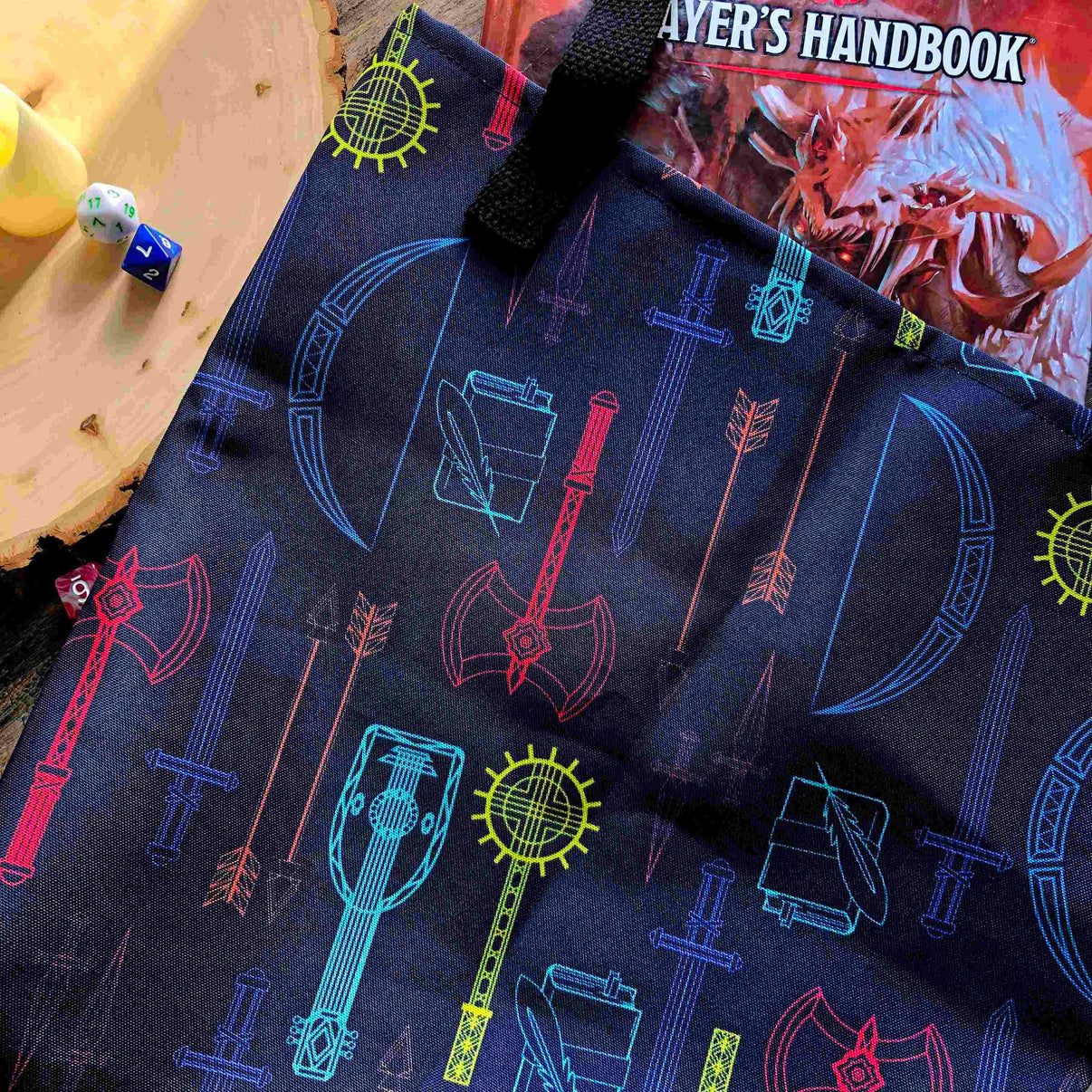 D&D Weapons Tote Bag