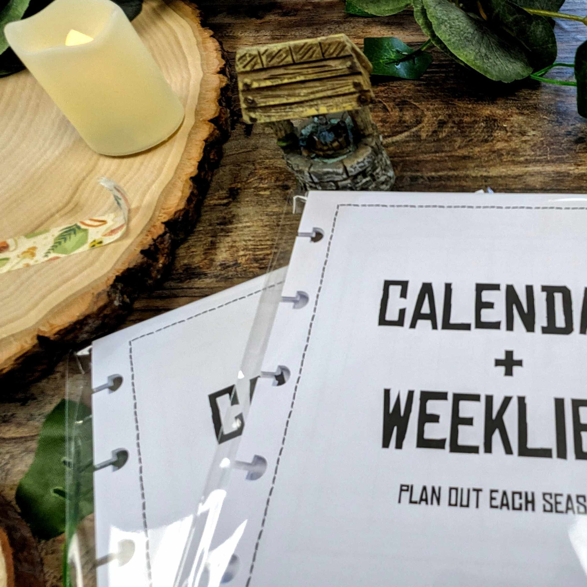 Calendar and Weeklies For Farm Sim Game Notebook | Gaming Notebook Discbound