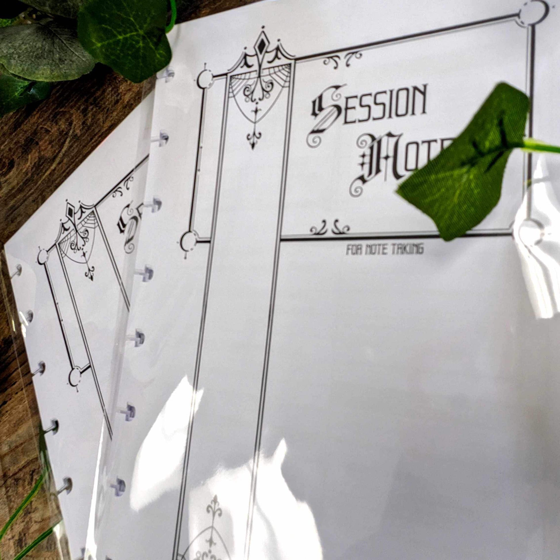 Session Notes Pack for Candela Obscura | Discbound Notebook