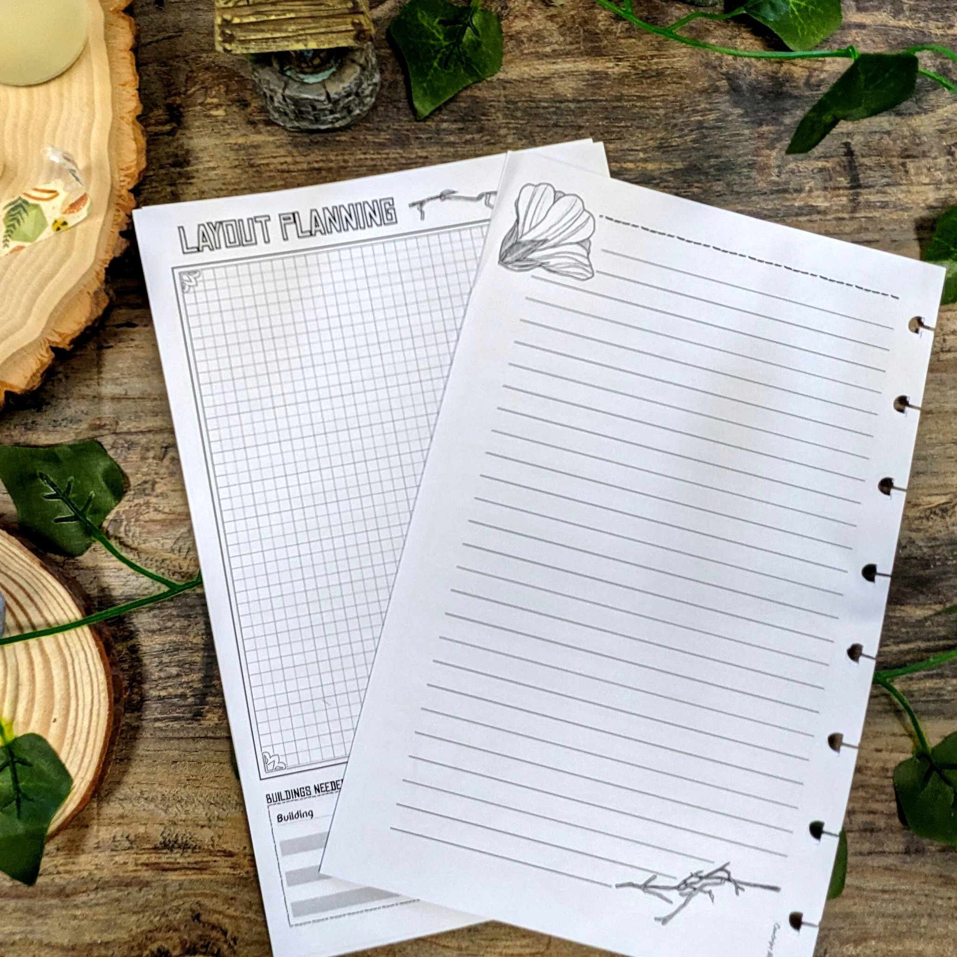 Farm Planning Sheets | Farm Sim Notebook Discbound, Stardew, Animal Crossing